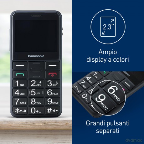 Cellulare Senior Kx-Tu155 Nero