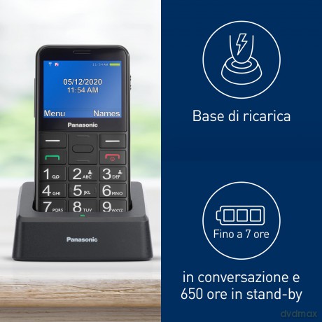 Cellulare Senior Kx-Tu155 Nero