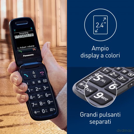 Cellulare Senior Kx-Tu446 Nero