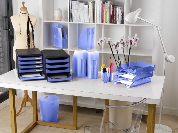 Cestino 15 Lt Blu Ghiaccio