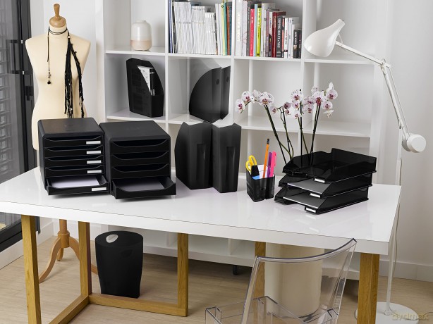 Cestino Gettacarte Ecobin Nero