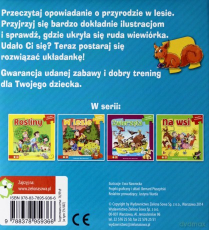 Książka z puzzlami. W lesie [KSIĄŻKA]