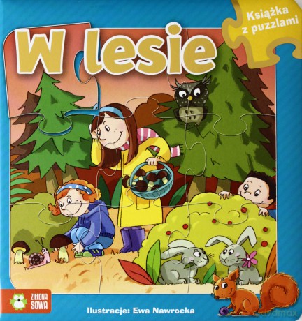Książka z puzzlami. W lesie [KSIĄŻKA]