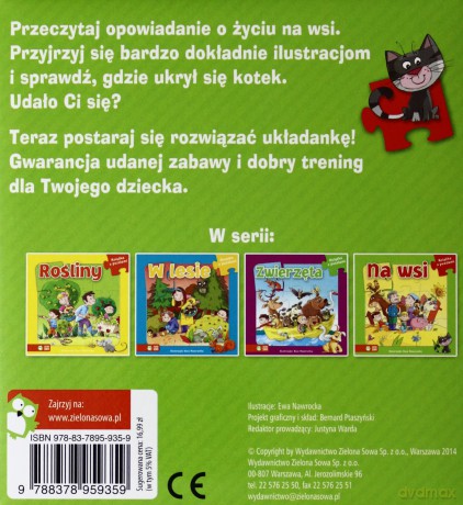 Książka z puzzlami. Na wsi [KSIĄŻKA]