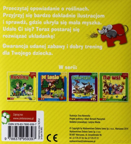Książka z puzzlami. Rośliny [KSIĄŻKA]
