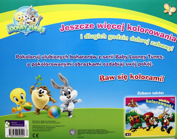 Wielkie kolorowanki cz. 1 Baby Looney Tunes [KSIĄŻKA]