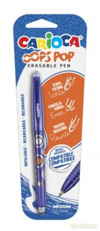 Cf1 Blister Penna Cancellabile Blu