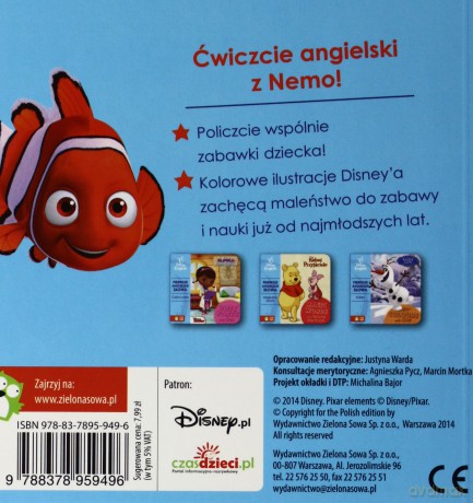 Pierwsze angielskie słowa z Nemo. Liczby [KSIĄŻKA]