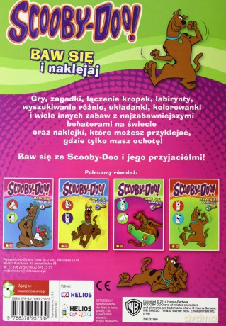 Baw Się I Naklejaj 3 Scooby Doo [KSIĄŻKA]