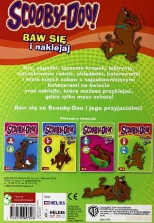 Baw Się I Naklejaj 4 Scooby Doo [KSIĄŻKA]