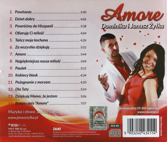 Dominika i Janusz Żyłka: Amore [CD]