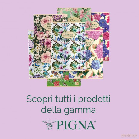 Cf10 Quaderni Flowers A4 4m 80gr