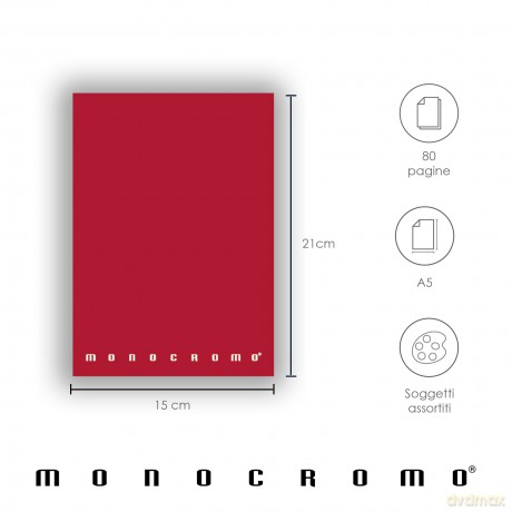 Cf10 Quaderni Monocromo A5 80g 0q