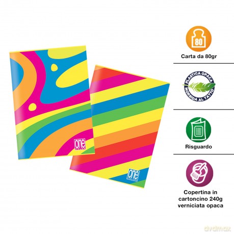 Cf10 Quaderno Fantafluo A4 80g 0q