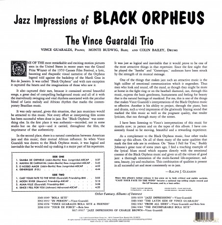 Vince Guaraldi Trio: Jazz Impressions Of Black Orpheus [Winyl]