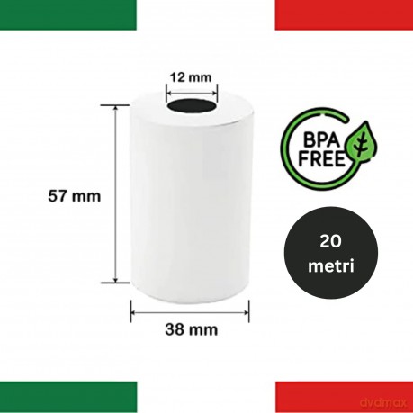 Cf10 Rotolo Termico Reg.Cassa 48gr