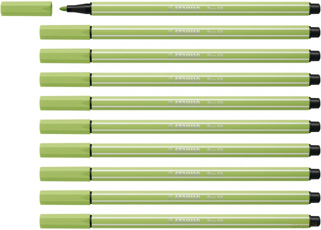 Cf10 Stabilo Pen 68 Pistacchio