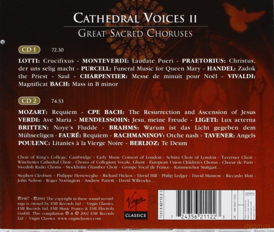 Various Artists: Voix Des Cathedrales Vol.2 (Englis Vers [2CD]