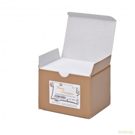 Cf100 Buste Bristol 7x11cm Bianc