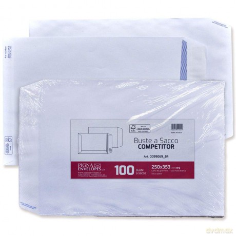 Cf100 Buste Sacco C/Strip 25x35.3cm