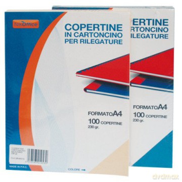 Cf100 Cartoncini Rilegatura Blu