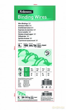 Cf100 Dorsi Metallici D.8mm Silver