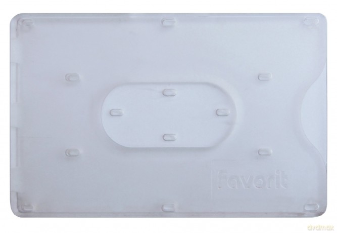 Cf100 Portacards Rigido Pvc Trasp