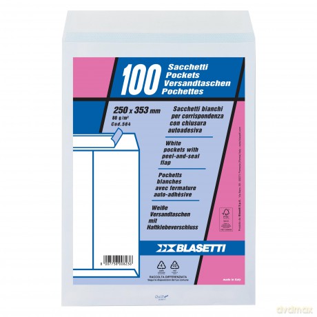 Cf100 Sacchetti Self 25x35.3 Gr80