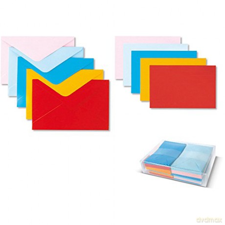 Cf100bigl + 100buste 9x14cm Col Ass