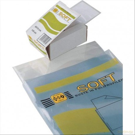 Cf100buste Soft 6x10 Trasp