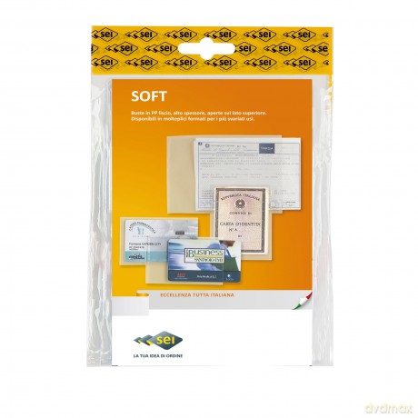 Cf100buste Soft 8x12 Trasp