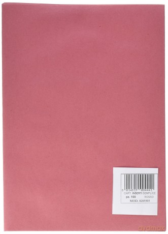 Cf100cartelline Sempl Pannose Rosso