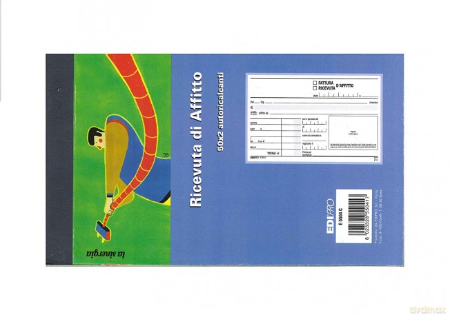 Cf10blocco Ricevuta Affitto 50x2ric