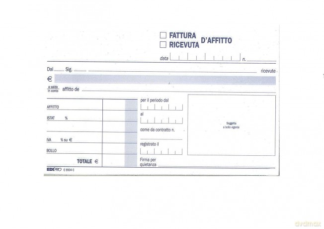 Cf10blocco Ricevuta Affitto 50x2ric