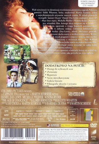 Wiek niewinności [DVD]