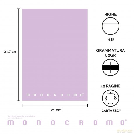 Cf10quaderni Monocr Pastel A4 80 1r