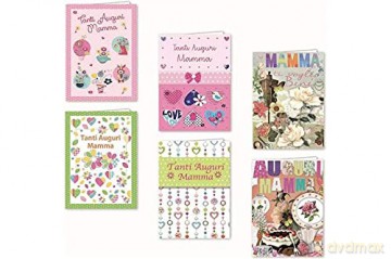Cf12 Biglietti Auguri Mamma Assorti