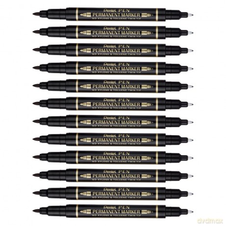 Cf12 Marcatore Twin Tip Nero