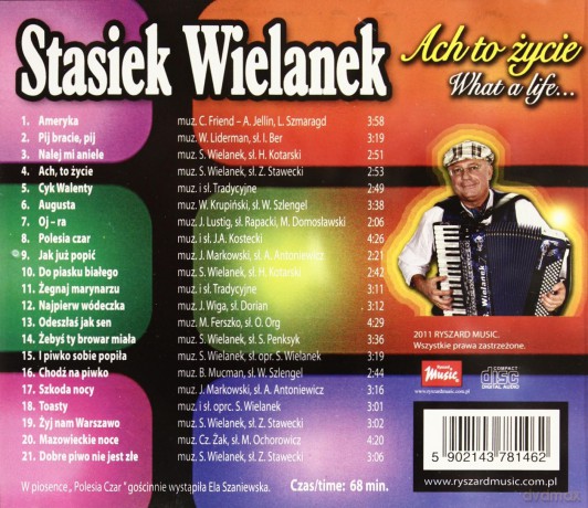 Stasiek Wielanek: Ach, to życie [CD]