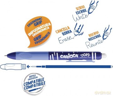 Cf12 Penna Canc.Scatto Blu Oops
