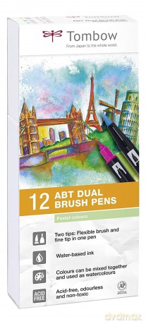 Cf12 Pennarelli Dual Brush Pastello