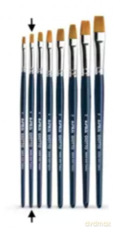 Cf12 Pennelli Serie 600 Taklon NÂ° 4