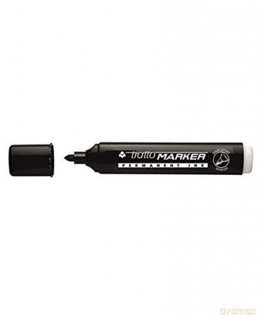 Cf12 Tratto Marker Nero P/Tonda