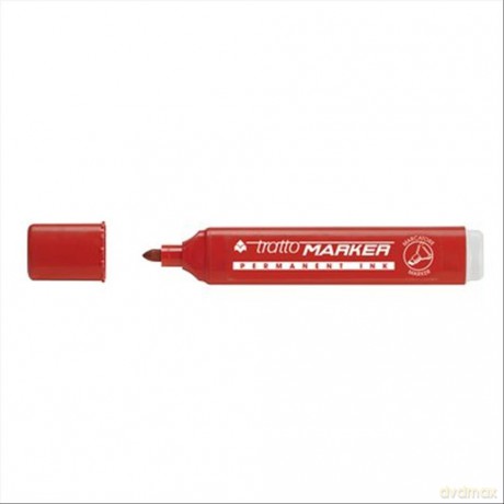 Cf12 Tratto Marker Rosso P/Tonda