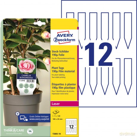 Cf120 Cartellini P/Piante100x20