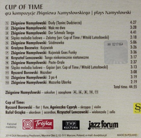 Cup of Time: Plays Namysłowski [CD]