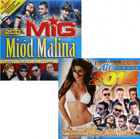 MIG Prezentuje: Miód Malina/Lato 2014: Skok w bok Pakiet [4CD]