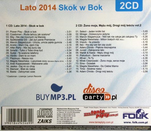 MIG Prezentuje: Miód Malina/Lato 2014: Skok w bok Pakiet [4CD]