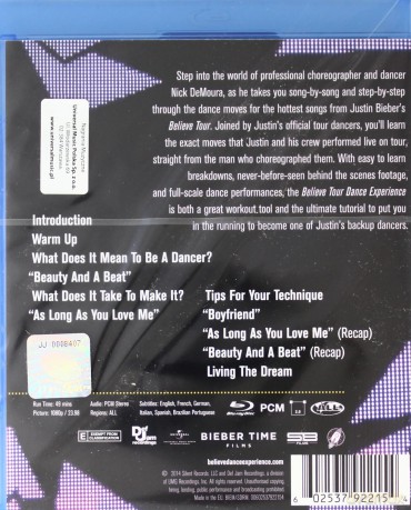 Believe Tour Dance Experience (Justin Bieber) [Blu-Ray]
