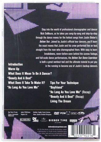 Believe Tour Dance Experience (Justin Bieber) [DVD]